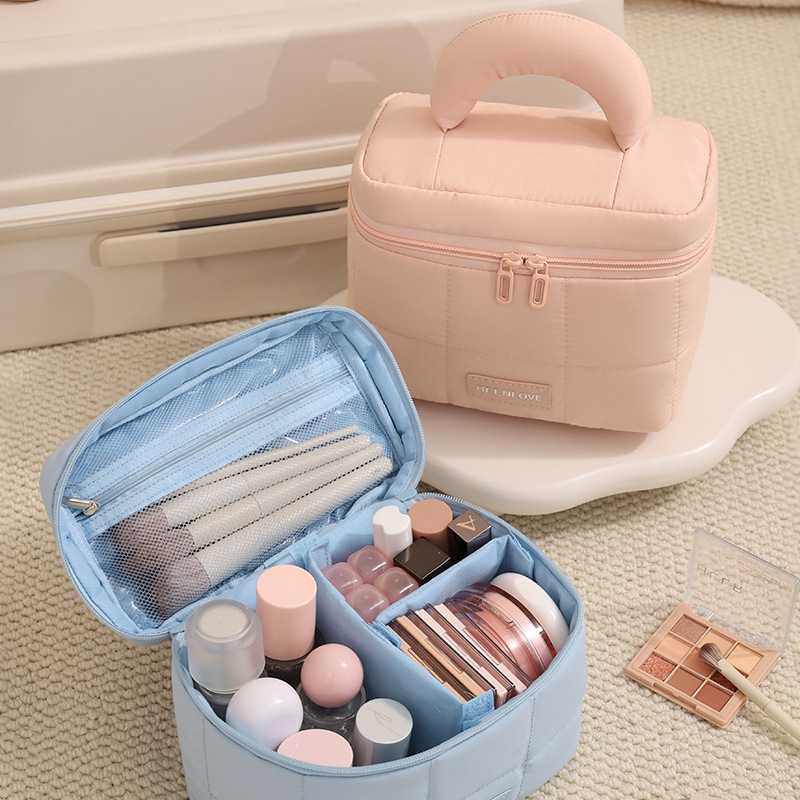 1 Piece Solid Color Puff Makeup Bag h5Picture3