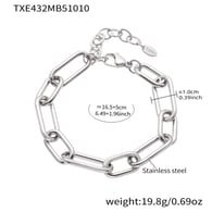 TXE432-Bracelet en acier 16+5cm Image4
