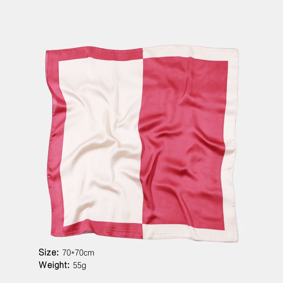 1 stuk kleurblok polyester bandana
