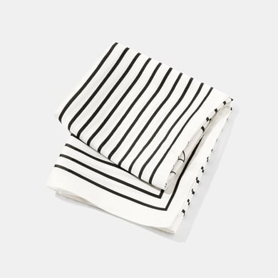 1 stuk polyester bandana met rozenstreep h5 Afbeelding3