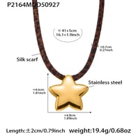 P2164-Collar de oro 40+5cm Imagen5