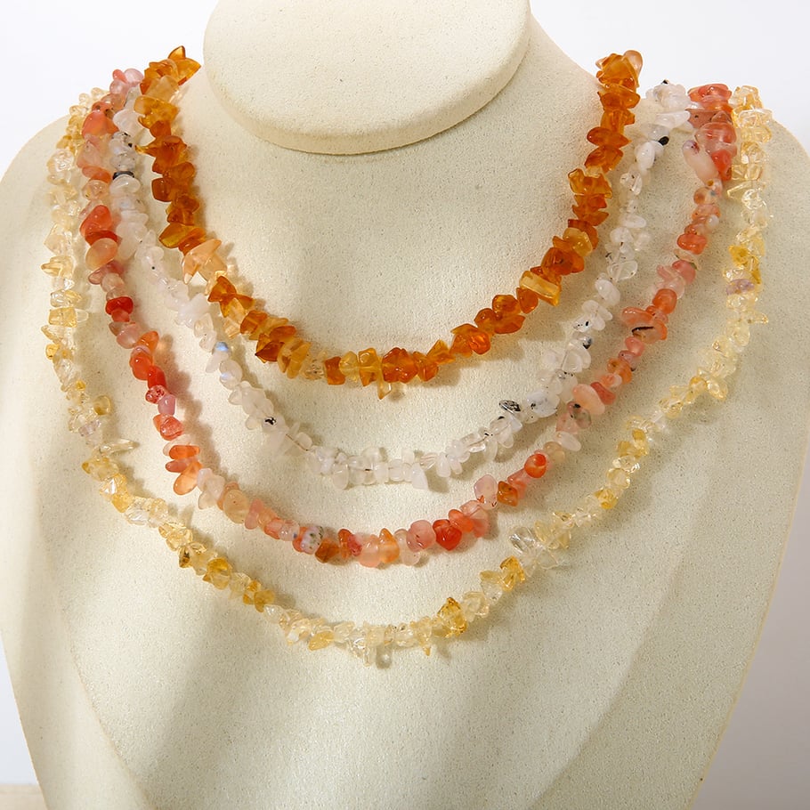 1 stuk onregelmatig gevormde kralen met natuurlijke stenen voor dames sieraden sets h5Afbeelding4