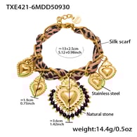 TXE421-6 Bracelet en or - 13+3 cm Image14