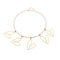P1676-Collier en or 39+5cm 