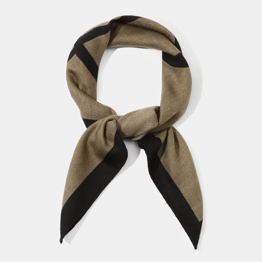 1 stuk onregelmatige lijnpatroon polyester bandana h5Afbeelding2