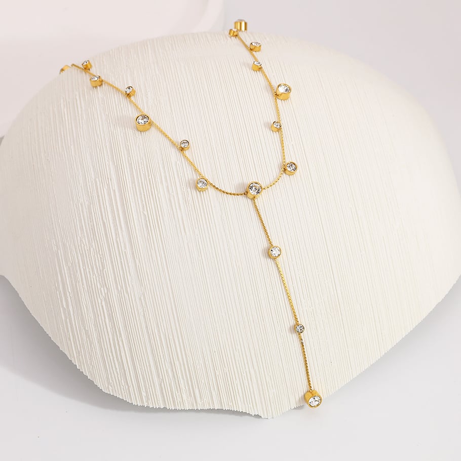 1 Piece Simple Daily Heart Stainless Steel Women's Chain Necklaces h5Picture2