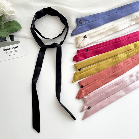 1 Piece Elegant Solid Color Polyester Women's Bandana 2