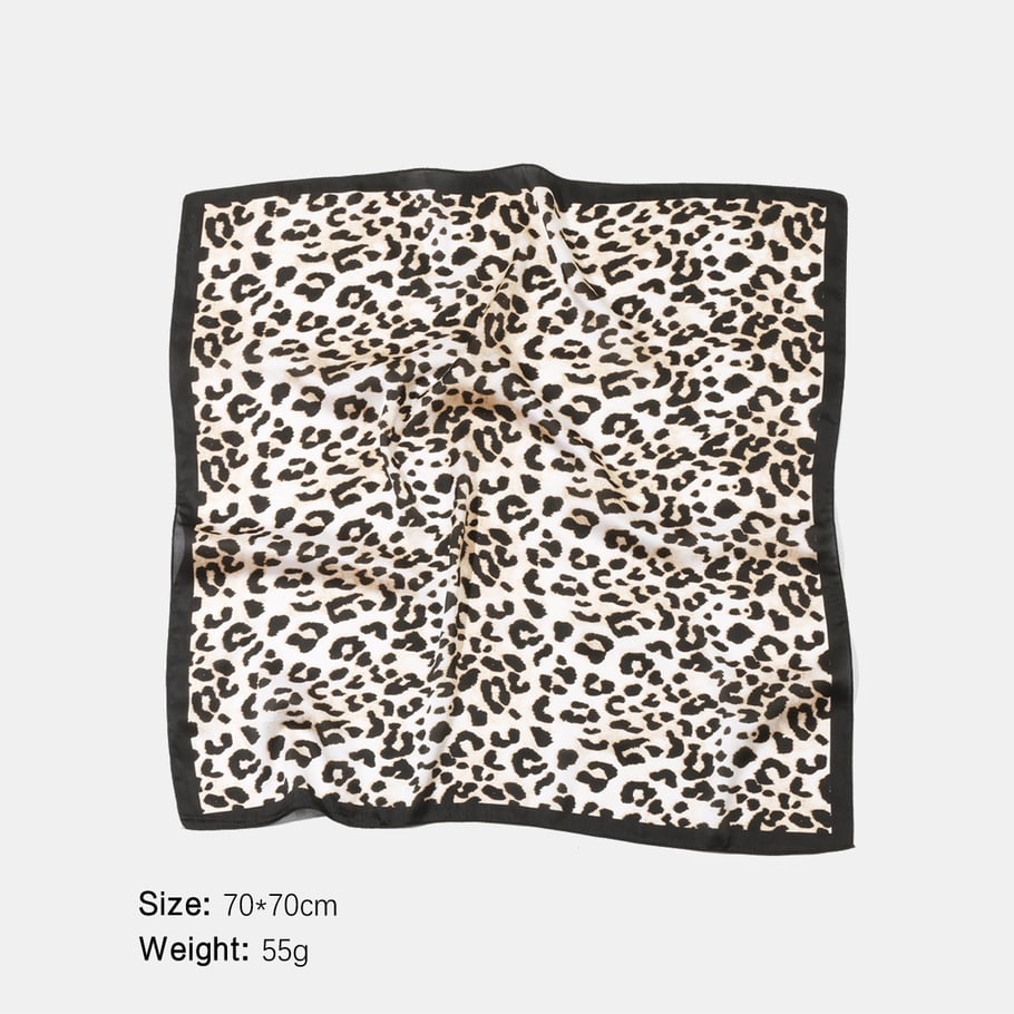 1 stuk polyester bandana met luipaardpatroon
