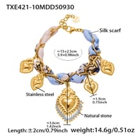 Bracelet en or TXE421-10 - 15 + 3 cm Image6