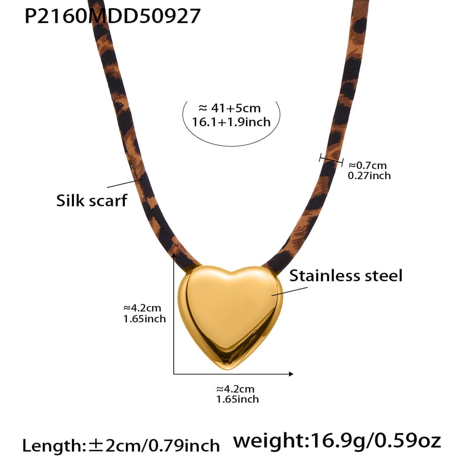 1 collar con colgante de acero inoxidable dorado con hilo retro para mujer