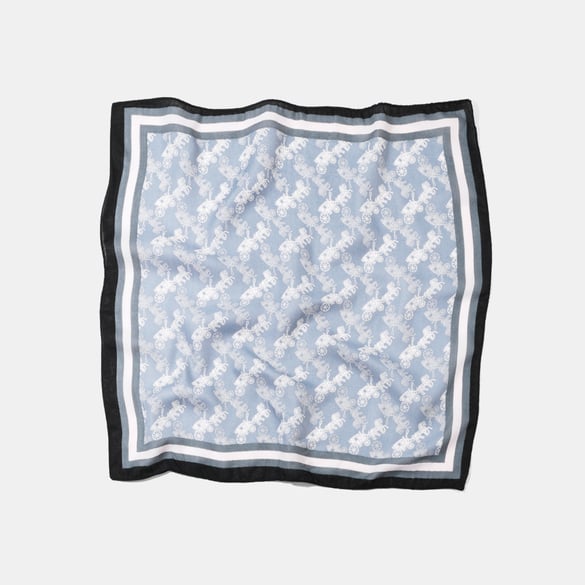 1 Piece Retro Carriage Pattern Polyester Bandana 2
