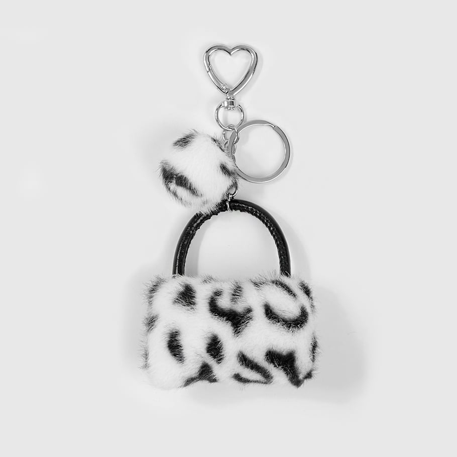 1 pieza de adornos para bolsos de mujer de poliéster con estampado de leopardo clásico Imagen4