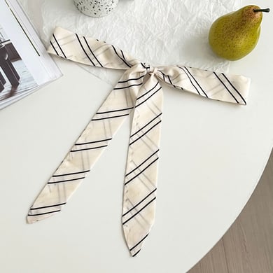 1 Piece Stylish Plaid Polyester Women's Bandana h5 