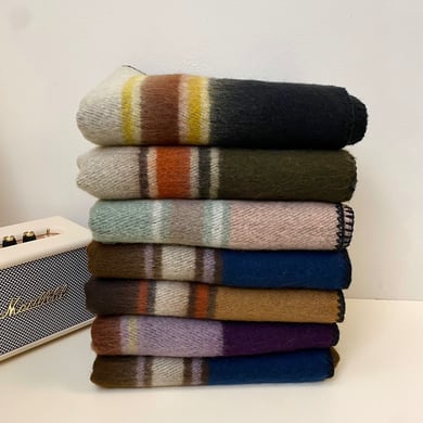 1 stuk zachte geruite polyester wintersjaal h5 Afbeelding3