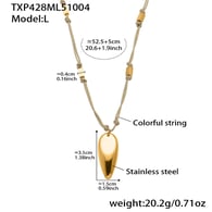 TXP428-Grand collier en or 52+5cm Image3
