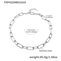 TXP432-Collier en acier 41+5cm Image2