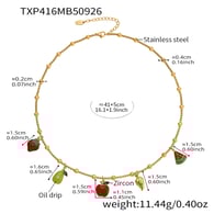 TXP416-Collar DIY dorado 41+5cm 