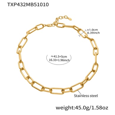 Parures de bijoux classiques pour femmes en acier inoxydable couleur or h5 