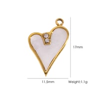 YTH2404222-20-White Shell Heart Picture47