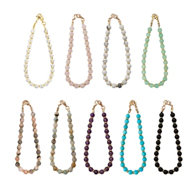 1 Piece Retro Beads Natural Stones Phone Chain h5 Picture4