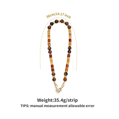 1 Piece Classic Beads Natural Stones Phone Chain h5 