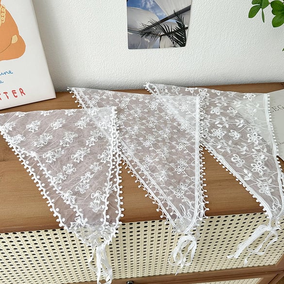 1 Piece Romantic Lace Flower Polyester Women's Hair Bands
