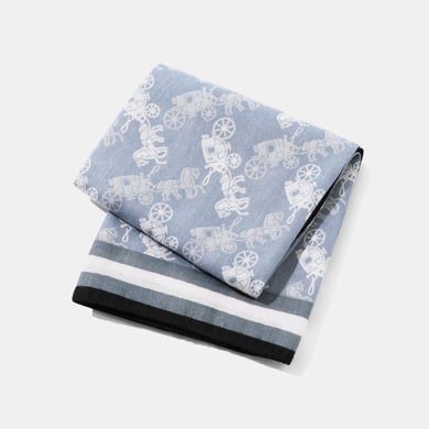 1 stuk retro polyester bandana met koetspatroon h5 Afbeelding3