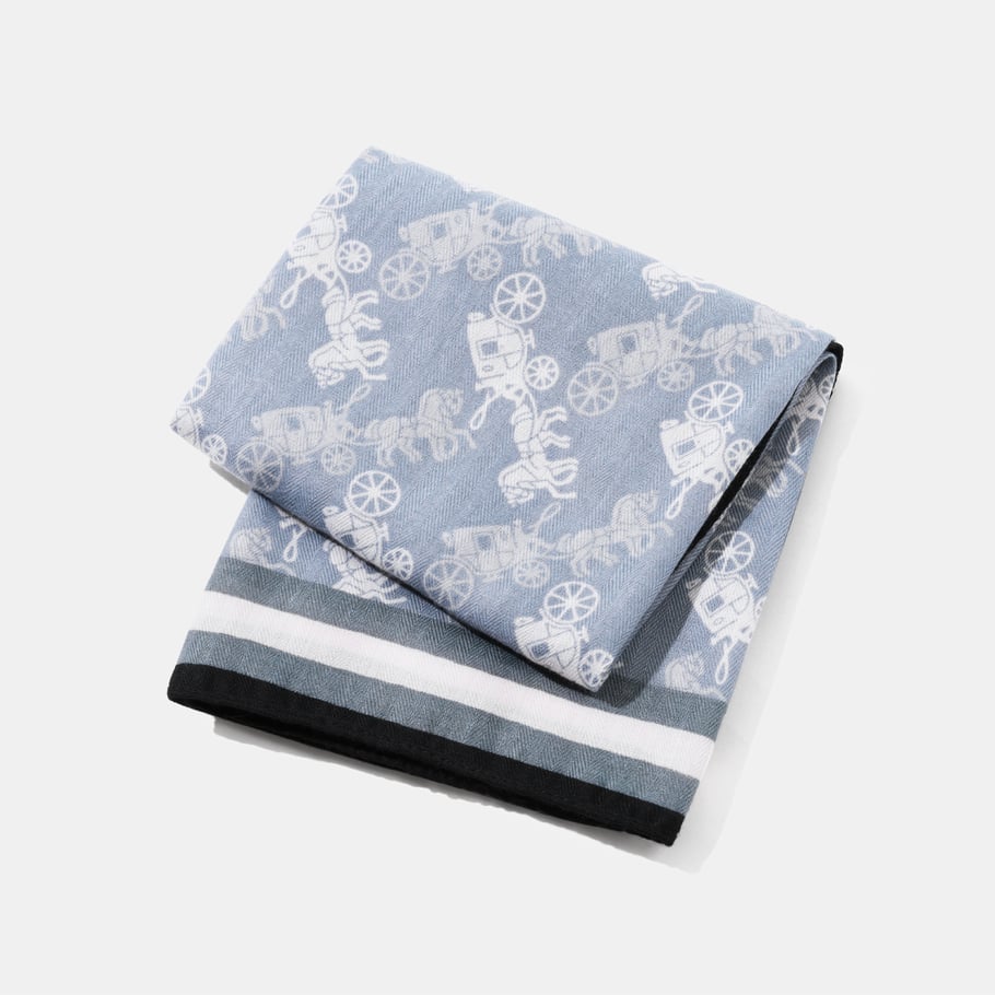 1 stuk retro polyester bandana met koetspatroon h5Afbeelding3