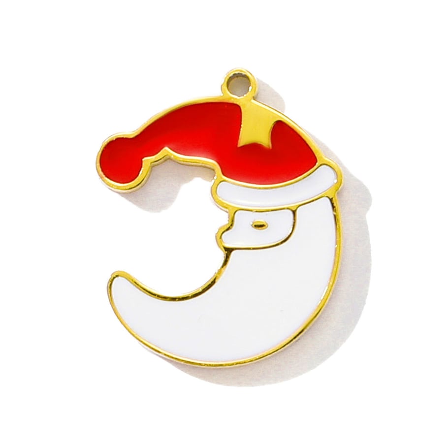 1 Parça Canlı Noel Paslanmaz Çelik Kadın Kolye