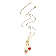 Golden Cherry Necklace Picture2