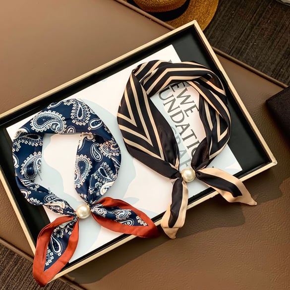 1 Piece Luxurious Paisley Pattern Polyester Women's Bandana 2