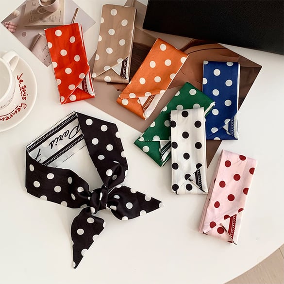 1 Piece Colorful Polka Dots Polyester Women's Bandana