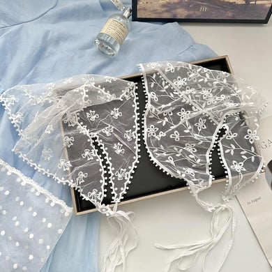1 Piece Romantic Lace Flower Polyester Women's Hair Bands h5 Picture3