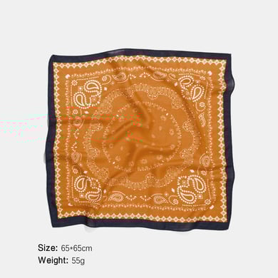 1 stuk retro polyester bandana met gemengd paisleypatroon h5 