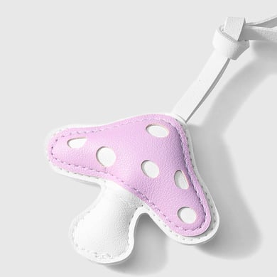 1 pieza de adornos para bolso de mujer de cuero con forma de hongo de colores h5 Imagen9