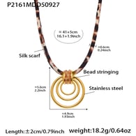 P2161-Collar de oro 40+5cm Imagen2