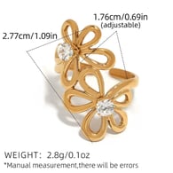 Couleur or/Taille unique/Ring style 10 Image9