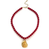 Red beaded necklace Picture3