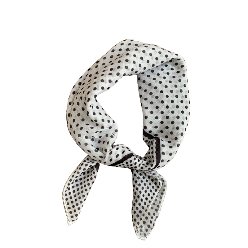 1 Piece Polychrome Polka Dots Polyester Women's Bandana h5Picture4