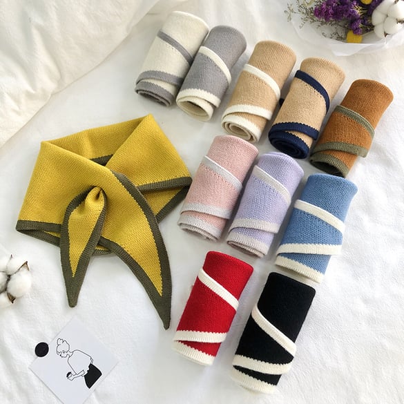 1 Piece Daily Mixed Color Viscose Women's Winter Scarves