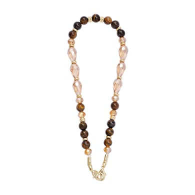 1 Piece Classic Beads Natural Stones Acrylic Phone Chain h5 