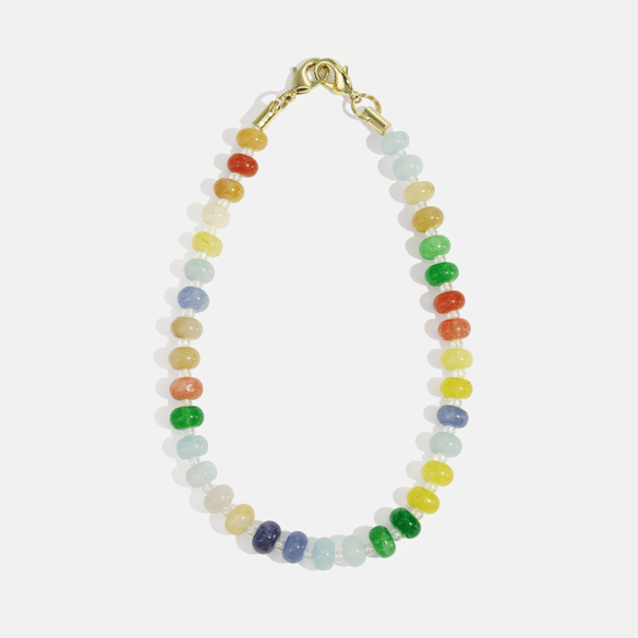 1 Piece Romantic Beads Natural Stones Phone Chain 2