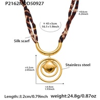 P2162-Collar de oro 40+5cm Imagen3