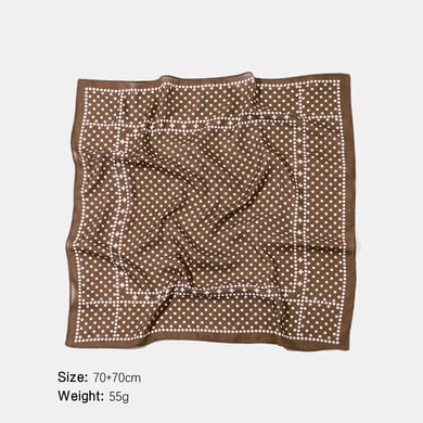 1 stuk retro polyester bandana met stippen h5 