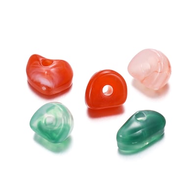 1 Bag of Classic Irregular Shape Acrylic Jewelry Beads h5 Picture3