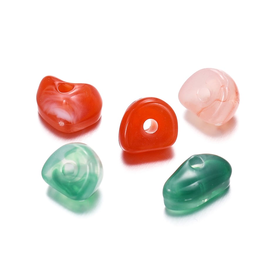 1 Bag of Classic Irregular Shape Acrylic Jewelry Beads h5Picture3