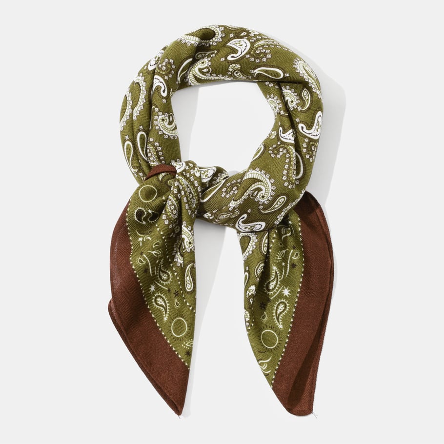 1 stuk retro polyester bandana met gemengd paisleypatroon h5Afbeelding2