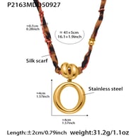 P2163-Collar de oro 40+5cm Imagen4