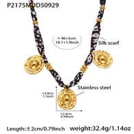P2175-Collar de oro 46+5cm Imagen3
