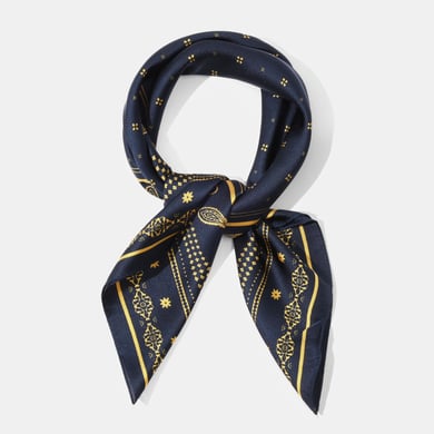 1 pieza de pañuelo de poliéster con estampado retro de cachemira h5 Imagen2